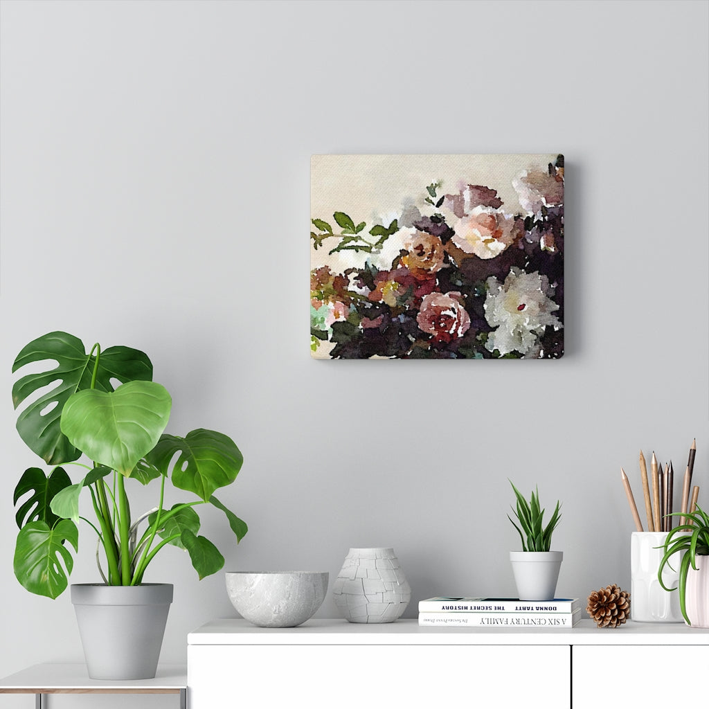 Marys Table Floral - Canvas Gallery Wrap