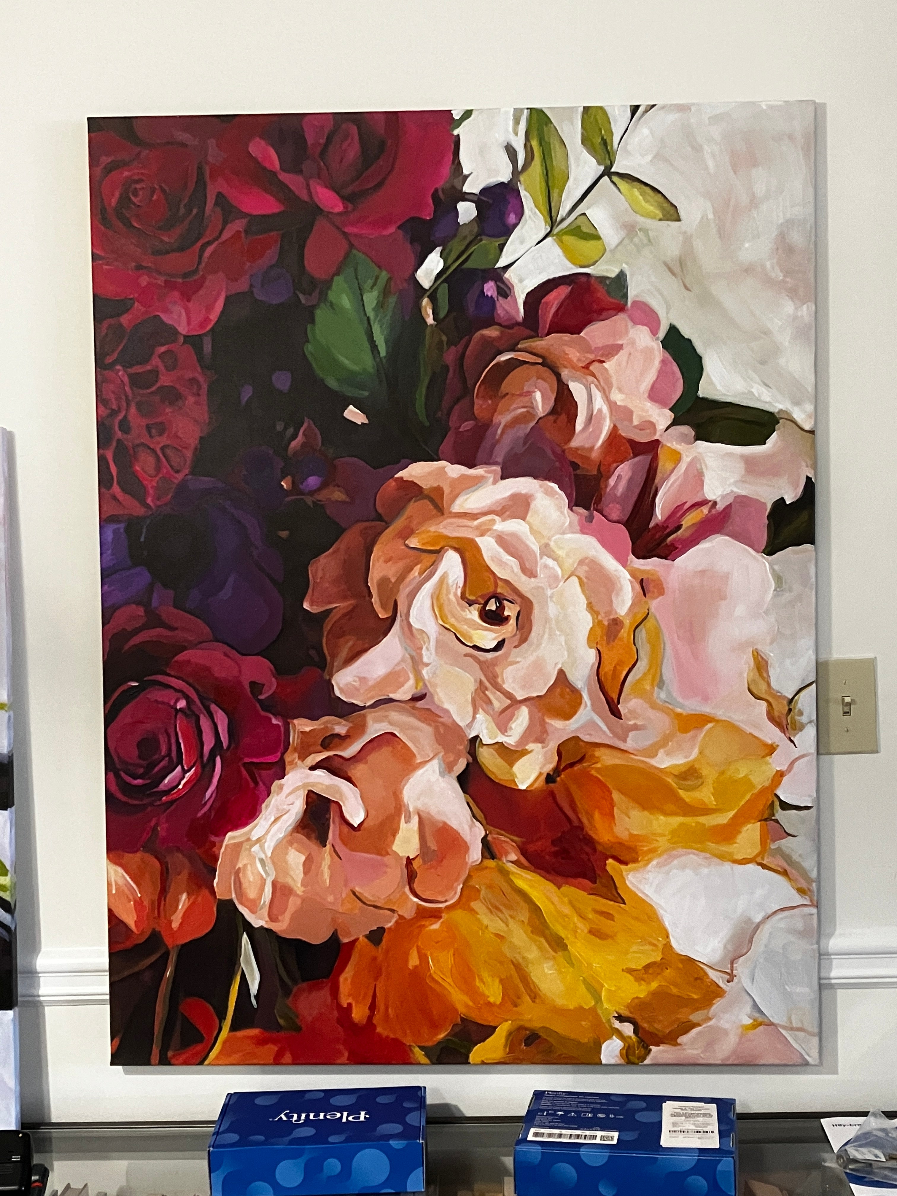 Splendor - floral 36”x48”