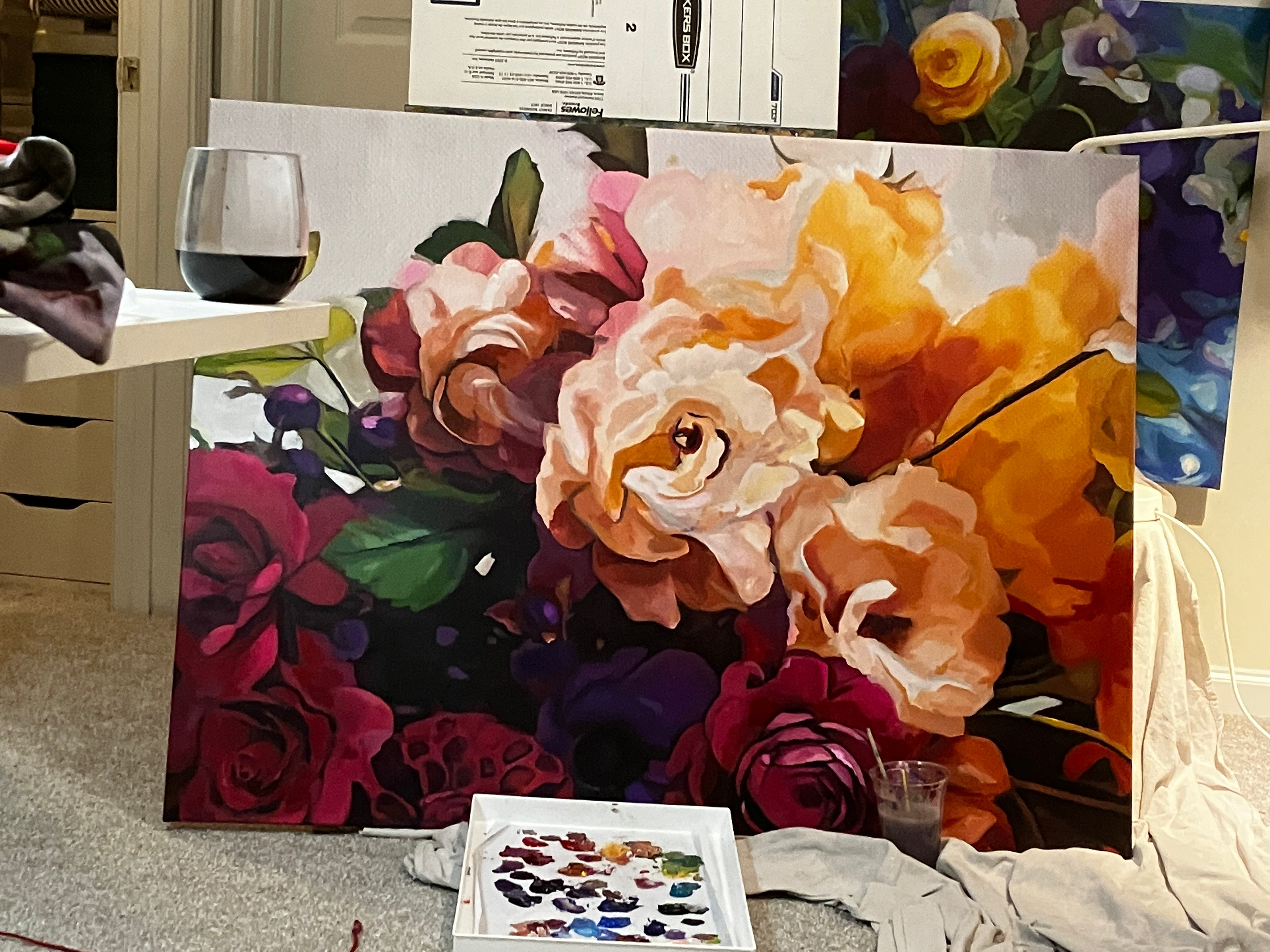 Splendor - floral 36”x48”