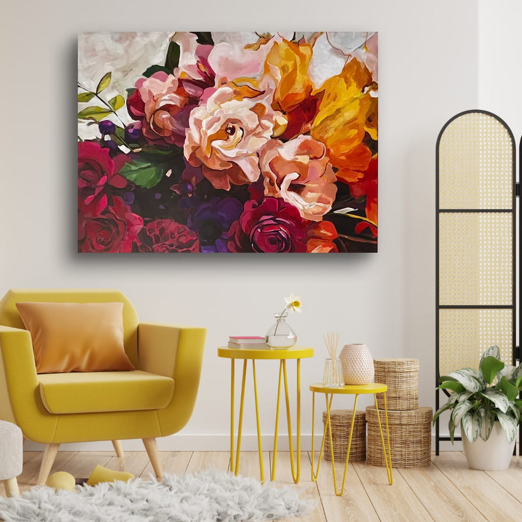 Splendor - floral 36”x48”