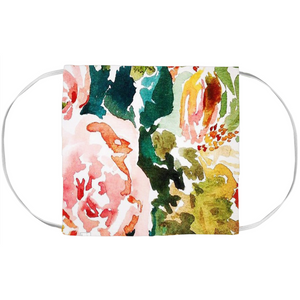 Peach Roses Painting- Face Mask Covers