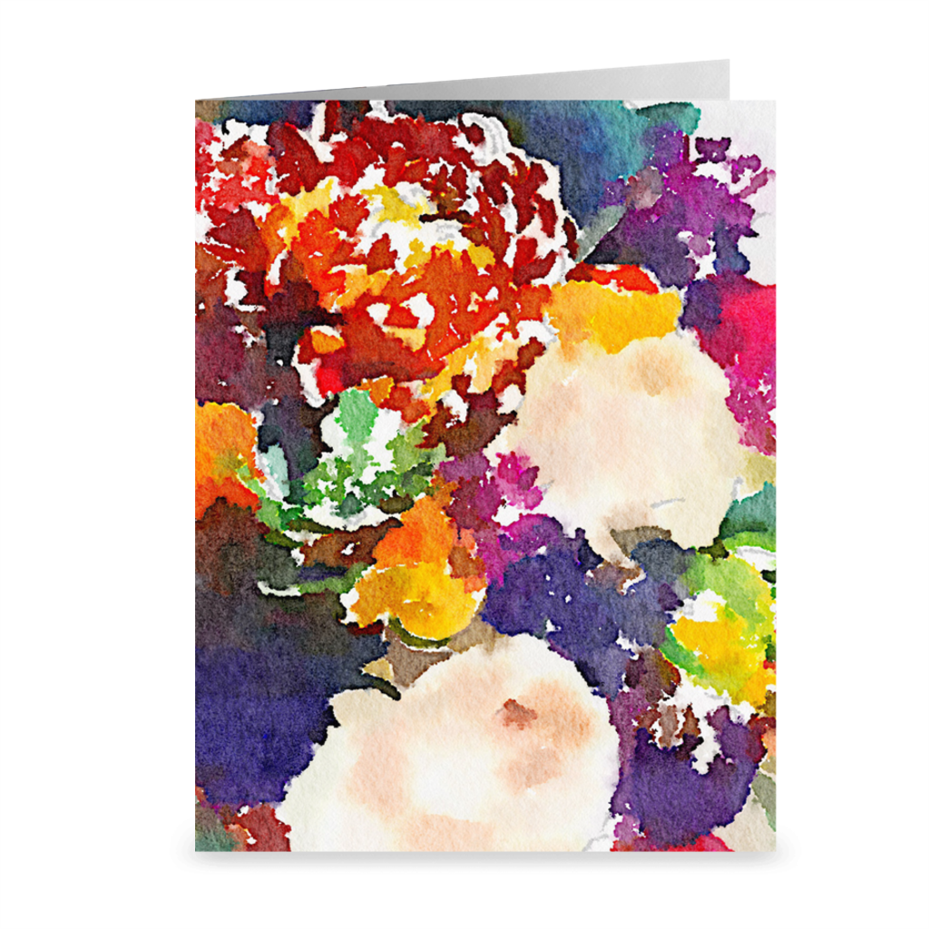 CIRCUS FLOWERS Note Cards (Set of 10)