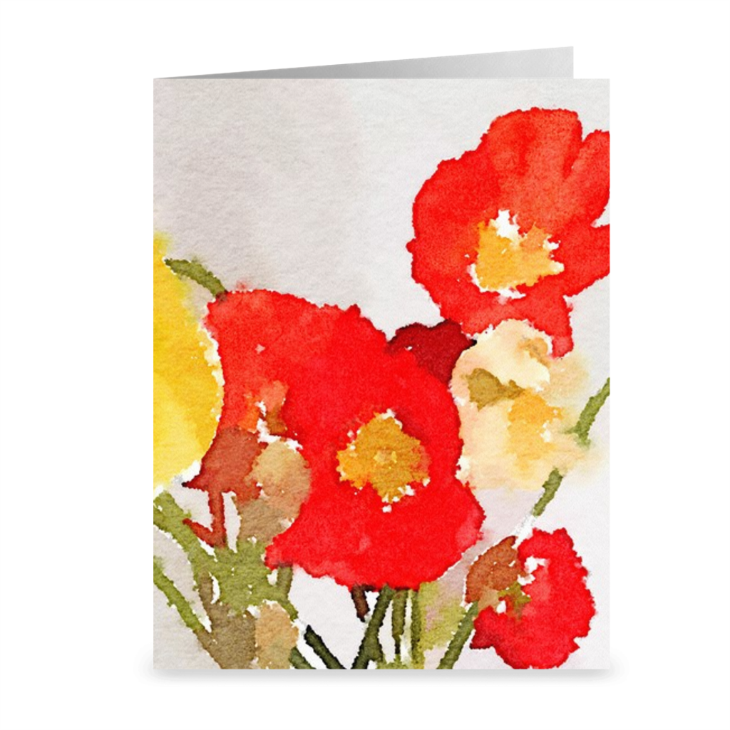 POPPIES Note Cards