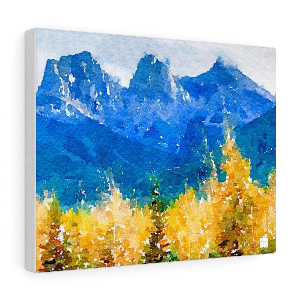 Three Sisters Mountains Canvas Gallery Wrap