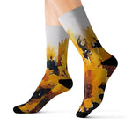 SUNFLOWER- Art Socks