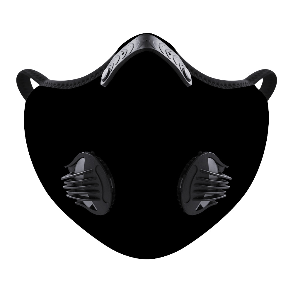 Solid Black Face Mouth Mask Protective Mask