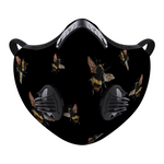 Cutest Black little Bee Mesh Face Mask