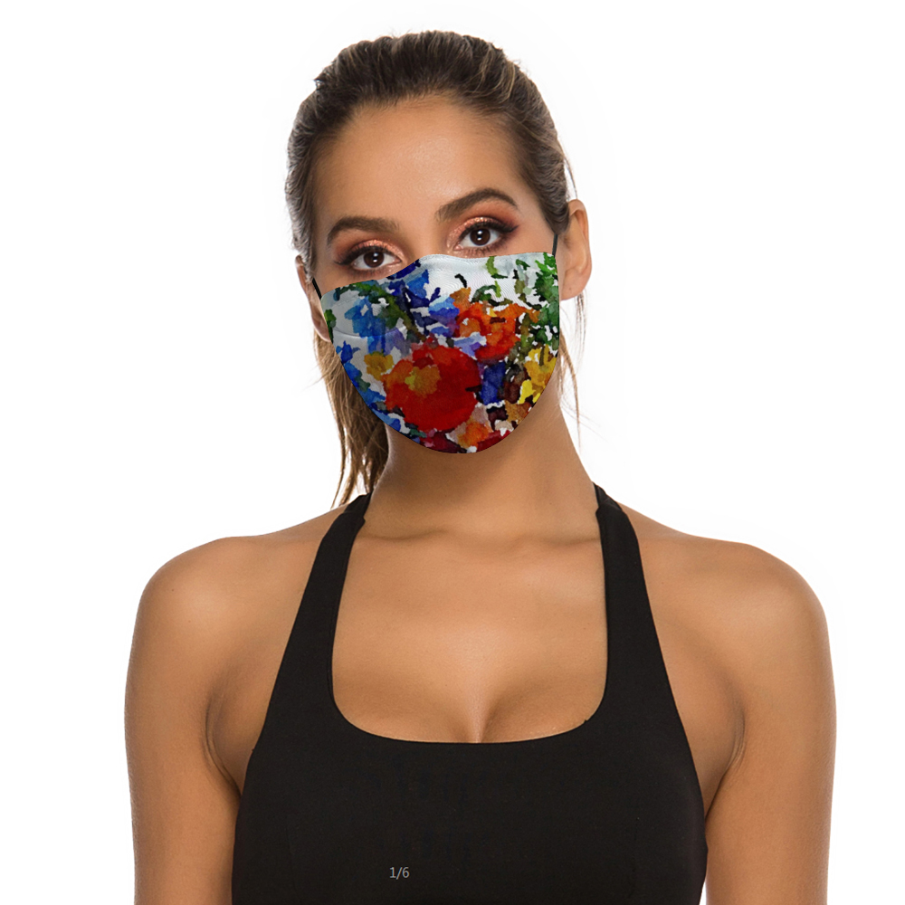 Face Masks HOTLANTA Artwork-  Mask with Filter Element, Multiple Spare Filter Cartridges